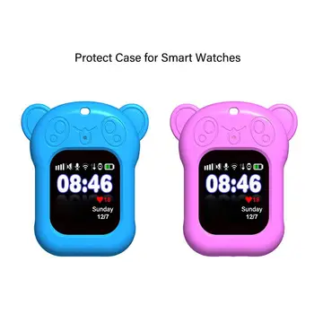 

Silicone Children's Smart Watch Skin-friendly And Comfortable Protective Cover Kid Smart Watch Case for Q90 DF25 Q80 Q528