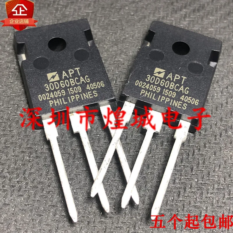 

5 шт./лот APT30D60BCAG TO-247 600V 27A 5