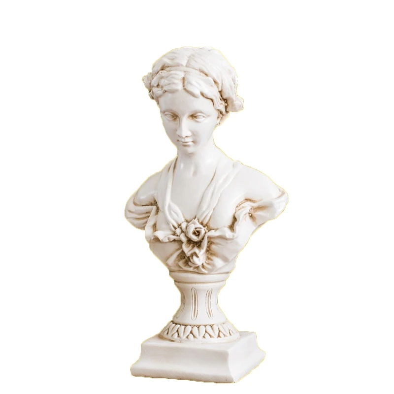 

Новая европейская ретро-скульптура из смолы для девушек, украшения, ювелирные изделия, скульптура, стенд, сказочные рождественские украшения