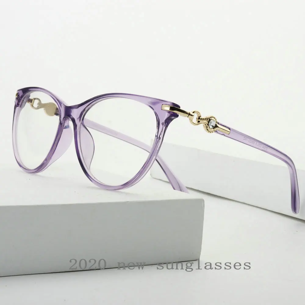 MINCL/модные брендовые дизайнерские бриллиантовые очки, женские модные квадратные компьютерные очки с кошачьими ушками, черная оправа для очков для женщин и мужчин NX