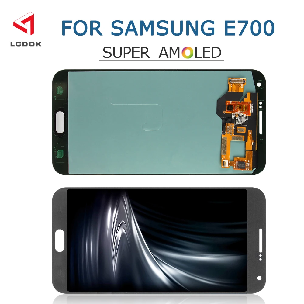 Супер AMOLED ЖК-дисплей для samsung Galaxy E7 E700 E7000 E7009 E700F E700M кодирующий преобразователь