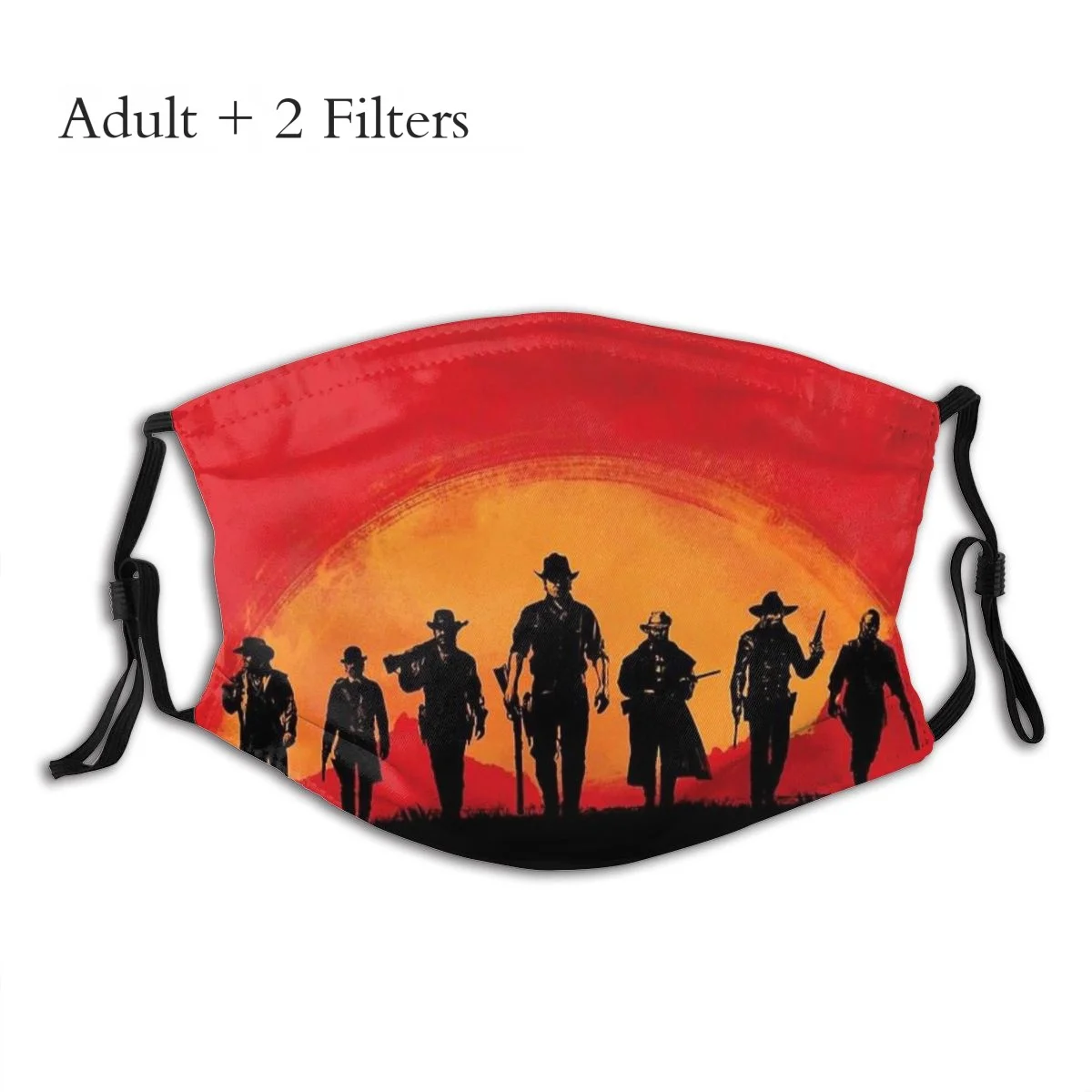 Cowboy Unisex Dust-proof Mouth Cover Mask Red Dead Redemption John Marston Eye Game With Filters Protection Respirator | Аксессуары для