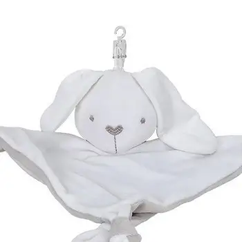 2021 Newborn Soft Baby Elephant Rabbit Toy Gift Baby Stuffed Plush Comfort Blanket 6