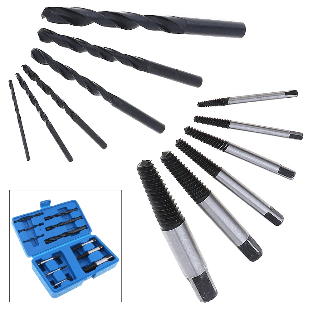 Набор спиральных сверл устройство для извлечения поврежденных сломанных винтов