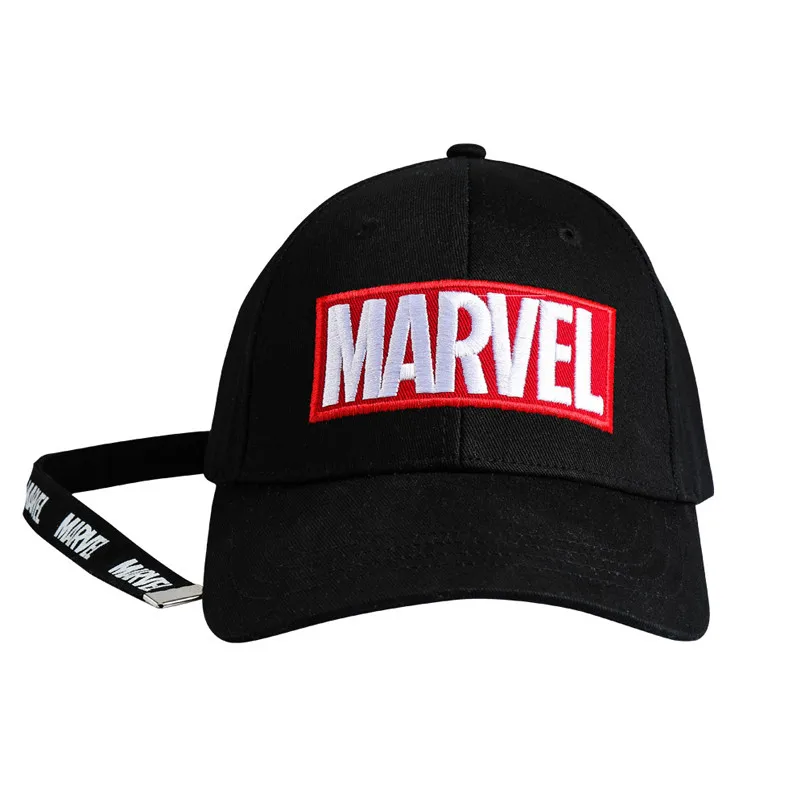 Мстители: Endgame Косплей Marvel вышитый узор шляпа с лентой кепка бейсболка от солнца шляпы регулируемый Дальнобойщик Бейсболка Шапки