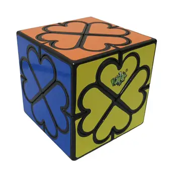 

2019 New Arrivals Lan Lan Eight-axle Heart Magic Curvy Magic Cube Irregular Cube Puzzle Toys for Challenging - Black-based