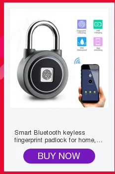 Умный Bluetooth без ключа замок отпечатков пальцев для дома, чемодана, рюкзака, офиса, AP для Android/iOS, USB зарядный дверной замок