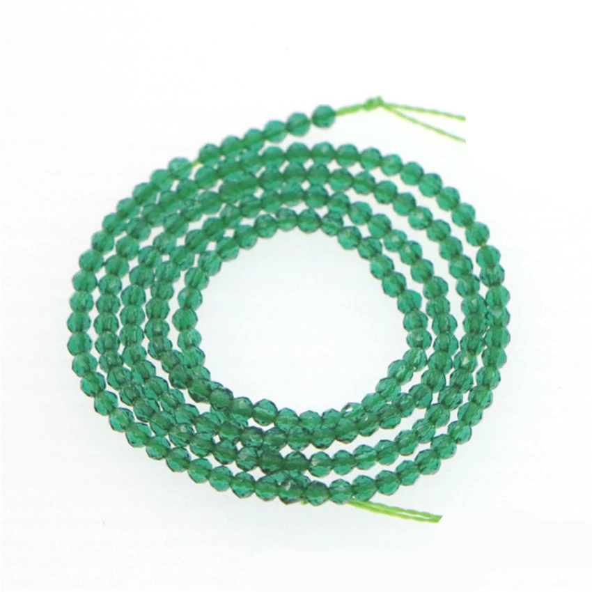 WUBIANLU 2-3mm Colorful Rondelle Austria Faceted Crystal Glass Beads For Jewelry Making DIY Handmade Bracelet Necklace Wholesale