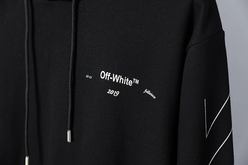 OFF-WHITE OW короткий угол стрелка печати балахон