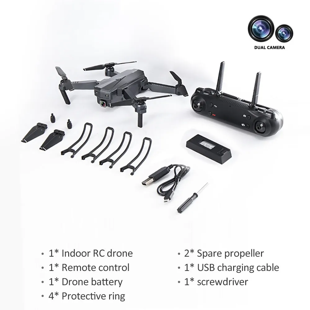 SG107 Foldable Mini Drone with Camera 4K HD Indoor RC Quadcopter