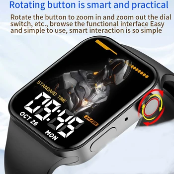 2021 Smartwatch Men Women Fitness Tracker Bracelet For Android IOS Iphone - Image 4
