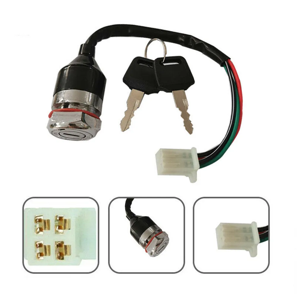 Универсальный переключатель для цилиндра зажигания мотоцикла 4-проводной