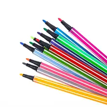 12/18/24 шт Цвета искусство маркеры, фломастеры кисть ручки для школы поставки писчая, для рисования раскраски манга каллиграфия