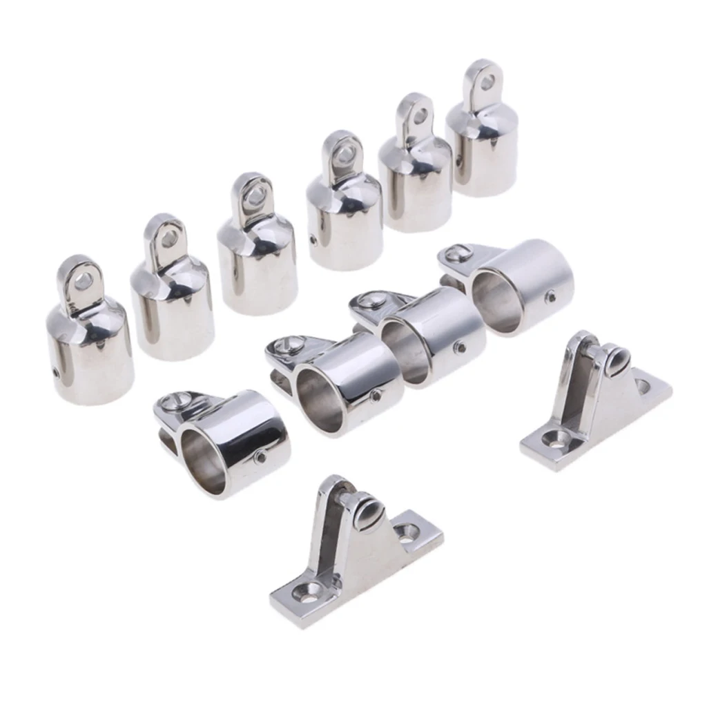12pcs Stainless Steel 3-Bow 7/8