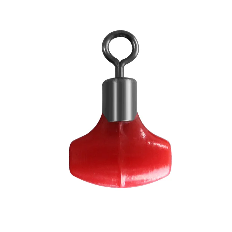 Cross-Line Swivels & Bead T Shape Connector Carp Fishing Feeder Line Holder Trough Terminal Beads Fishing Tackle Tool 10Pcs fishing tools fishing accessories fishing tool fishing tackle fishing swivels fishing beads fishing line connectors fishing feeder