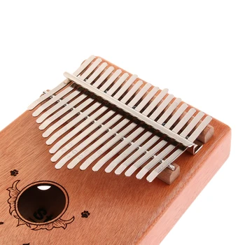 

Mahogany 17 Hints Kalimba With Tuning Hammer African Percussion Instrument