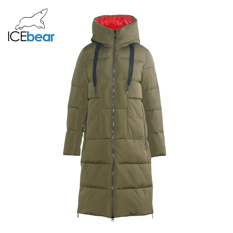 Offerte ICEbear 2019 Nuovo Rivestimento Delle Donne di Inverno di Alta Qualità A Lungo Donna cappotto Con Cappuccio Donna Parka delle Donne Alla Moda di Abbigliamento di Marca GWD19507I