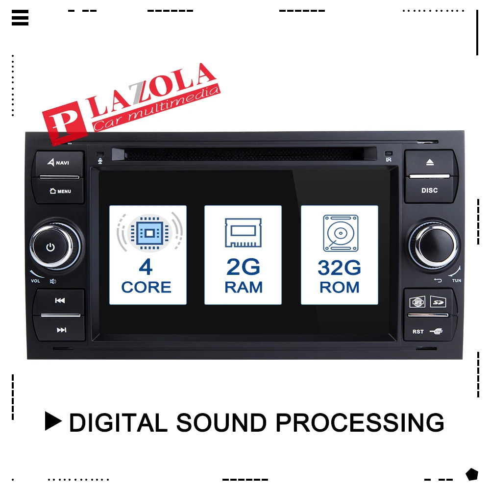

Car DVD Player Android 9.0 DAB+2din In Dash For Ford Transit Focus Connect S-MAX Kuga Mondeo With QuadCore Wifi 4G GPS Bluetooth