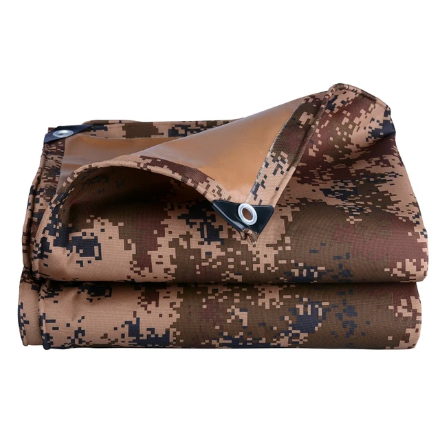 Különböző Méretű Álcázási Ponyvás Vízálló Ponyvaba Vastag Napsütéses Vitorla Otthoni Kerthez Kültéri Testreszabott Méret