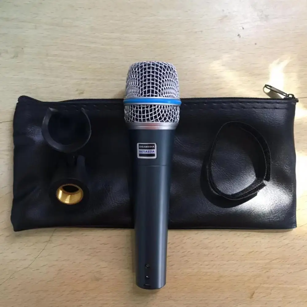 

2 PCS /LOTS Top Quality and Heavy Body BETA57 Professional BETA57A Karaoke Handheld Dynamic Wired Microphone Beta 57A 57 A Mic