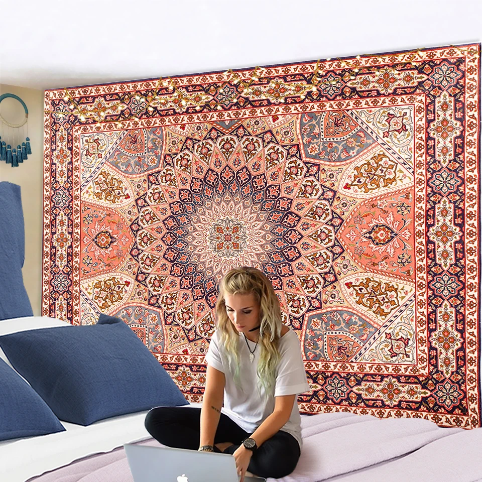 Mandala Tapestry Wall Hanging Beach Throw Carpet