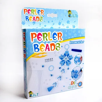 

Dream Catcher Wind chimes DIY Kit fuse Beads 5mm hama beads with templates accessories for Kids 3D puzzle Educational Toys