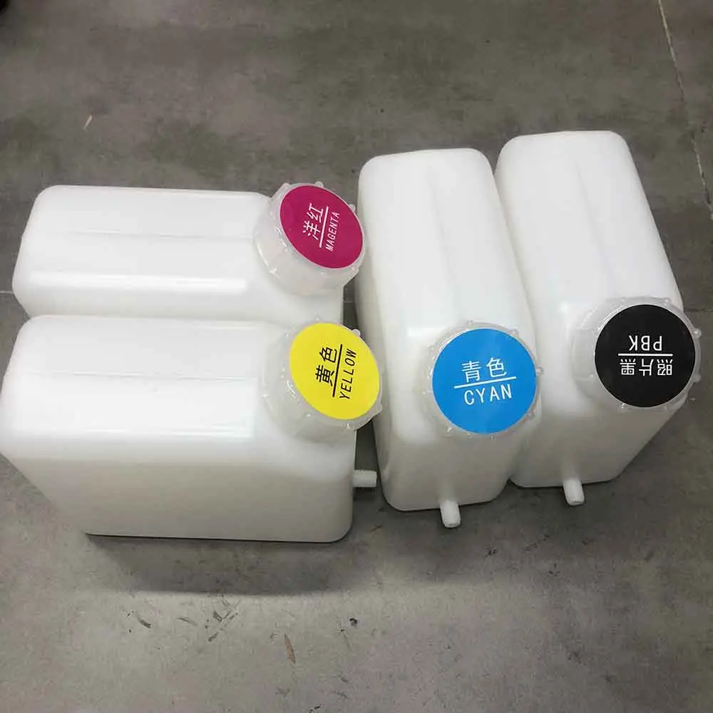 2L Capacity 4 Color Empty Ink Bottle For Bulk Ink System Tank