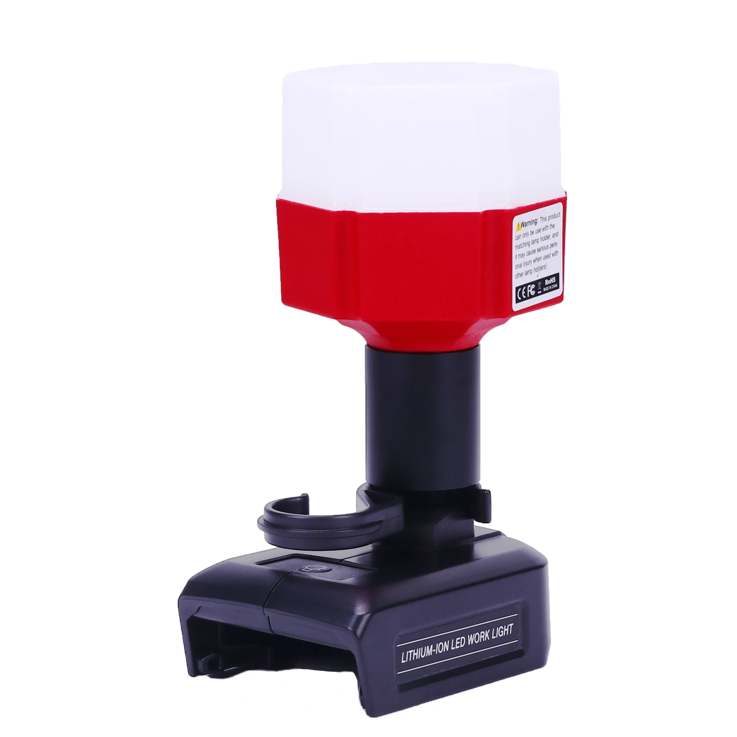

12W Is Suitable for Milwaukee Dimmable Portable LED Light Camping Indoor Emergency Work Light Battery Can Be Used LB20 LBX20