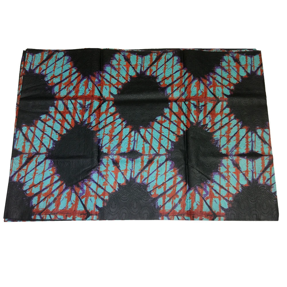 Готический принт высокое качество Анкара воск ткань тиснение галстук-краситель Ткань 5 ярдов