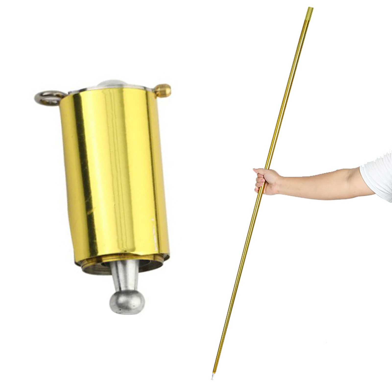 Canne Magique Métal Extensible LWUEY – Baguette Télescopique 110/150 Cm, Pour Illusion Scène Et Magie De Près, Accessoire Magicien