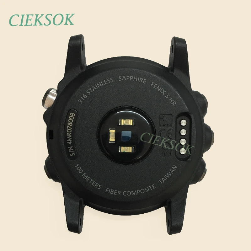 Bottom Case For Garmin 316 Stainless Sapphire Fenix 3 Hr Back Cover For  Smart Watch Original Spare Part - Smart Accessories - AliExpress
