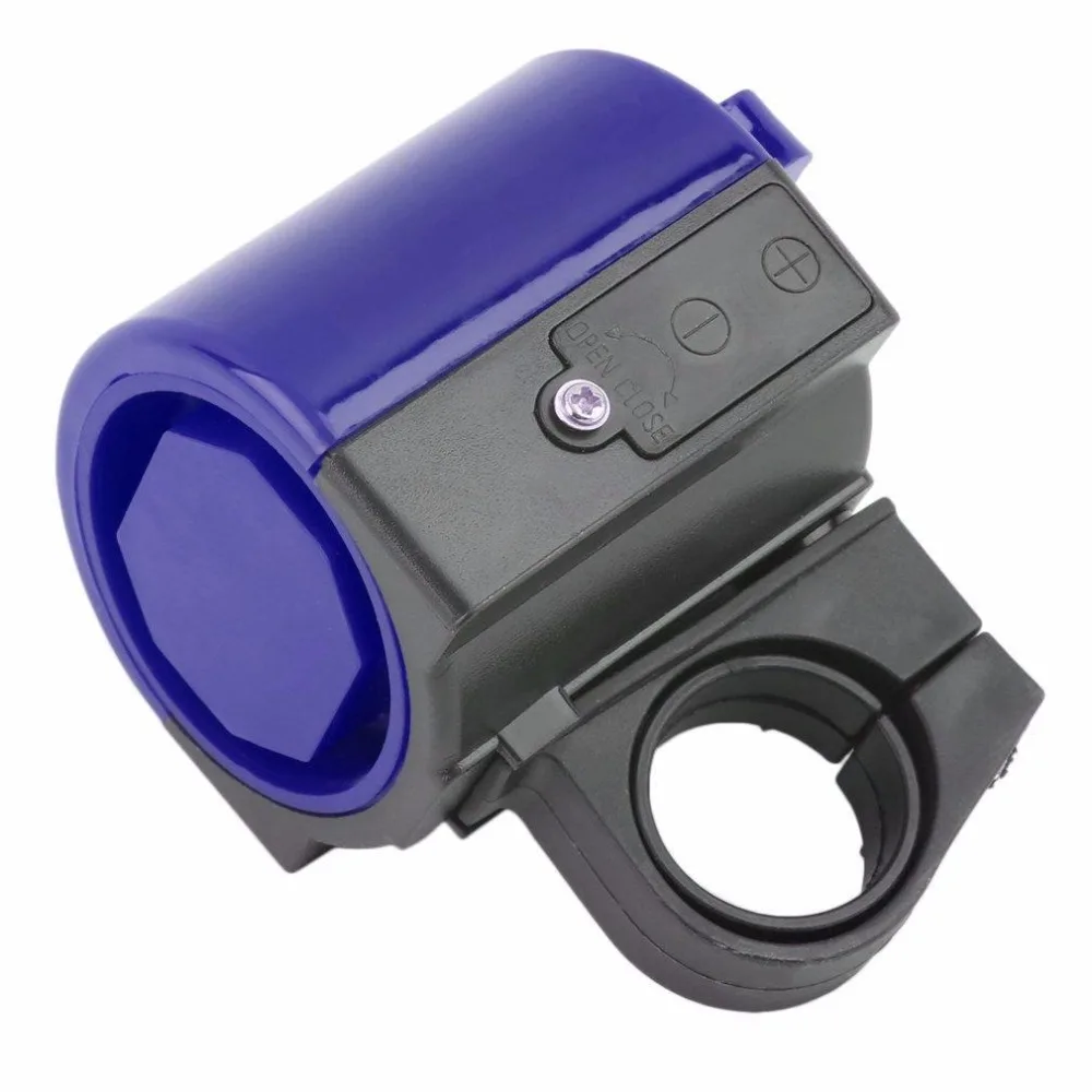 Ultra-loud Speaker Black Electric Road Bicycle Alarm Bells Bike Siren Horn Cycling Road Bicycle Electronic Bell Loud Hooter
