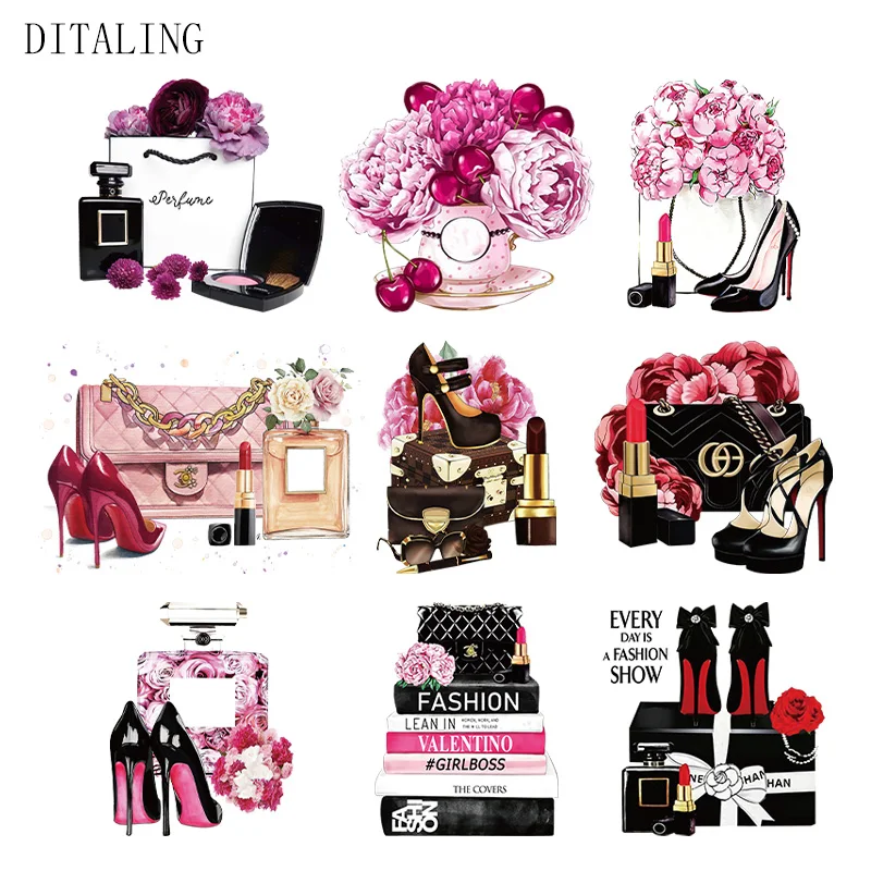 Patches Clothes Fashion Girl Transfer Sticker Clothing Thermal