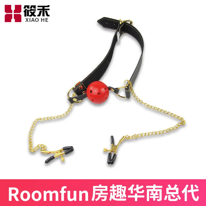 

Roomfun Room Fun America Adult Sexy Game Madden Bite Ball Nipple Clamp Set Genuine Product Wholesale PR-006