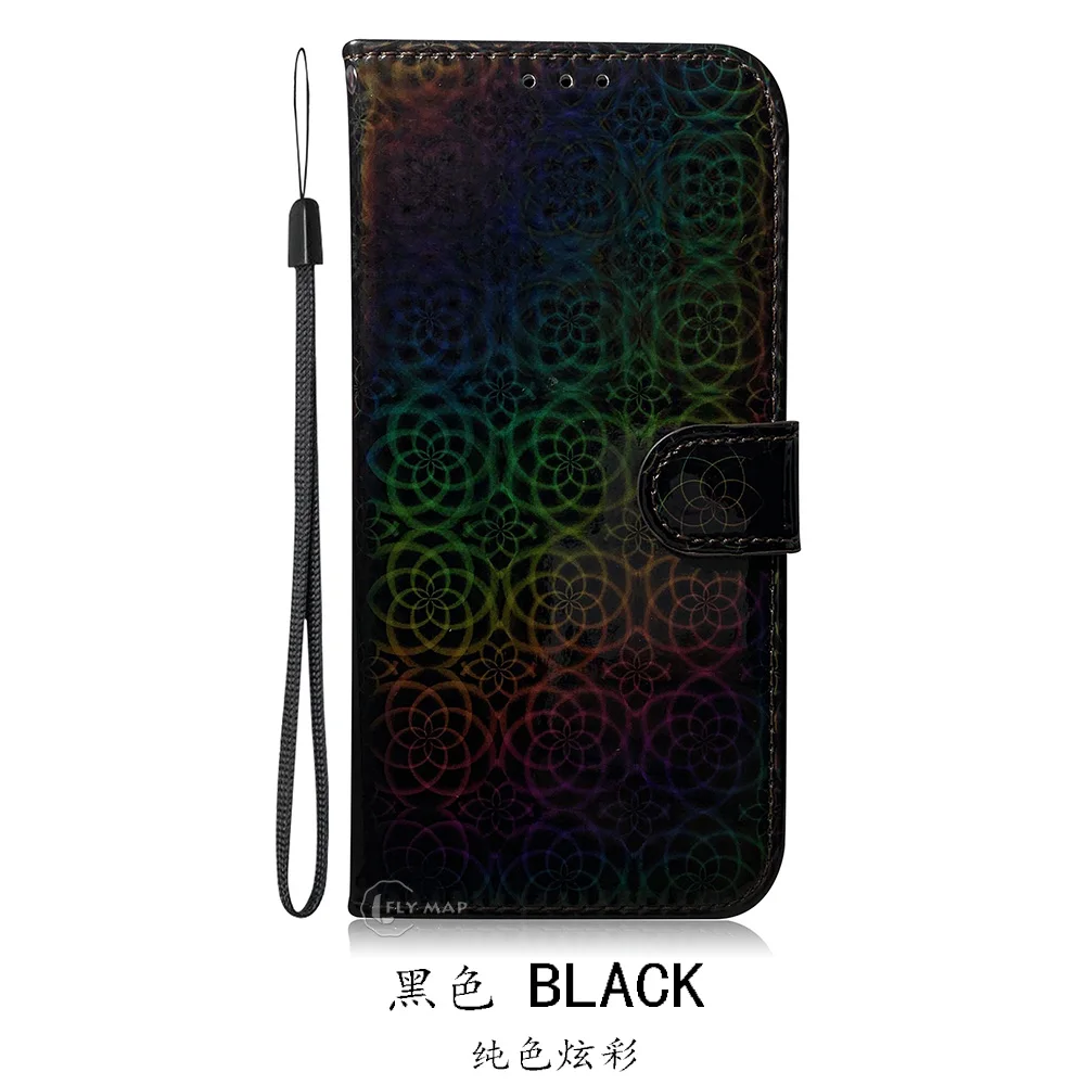 Black Блестящая Обложка для samsung Galaxy A50 50 SM-A505FD SM-A505F/DS SM-A505FN A505FD A505F/DS A505FN слот для карт памяти Sallet чехол для телефона - Цвет: Black