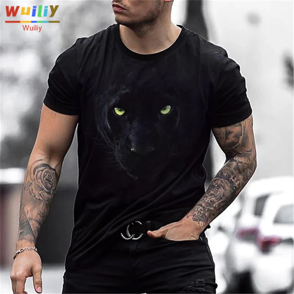 Animal Face T-shirt For Men 3d Print Leopard T Shirt Pattern Top Animals  Graphic Women/men Boys Tees Beast Tee Hip Hop Tops - T-shirts - AliExpress