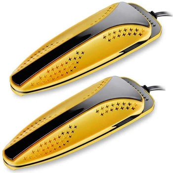 

20W PTC Shoes Dryer Ultraviolet Rays Shoes Dryer Foot Protector Deodorant Dehumidify Device Shoes Drying Machine Yellow EU Plug