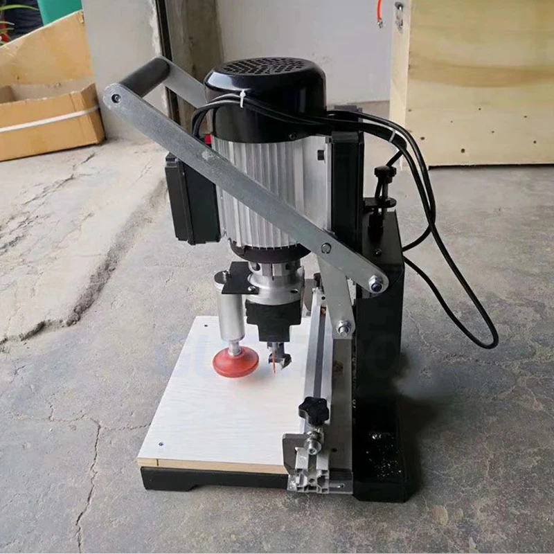 Woodworking Hinge Drill Portable Cutting Machine Three In One CNC Multi-function Semi-automatic Drilling Machine Lathe DIY Tool 5