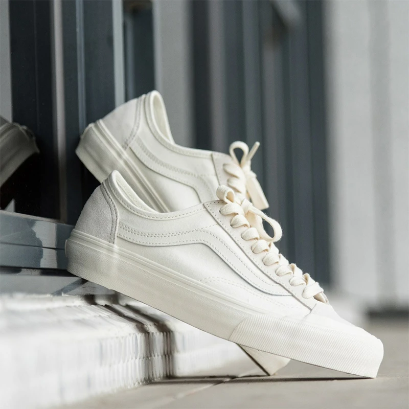 VANS STYLE 36 SF/Мужская и женская обувь; оригинальная Классическая парусиновая обувь в стиле ретро; белая повседневная обувь для катания на коньках; коллекция года; VNOA3MVLQC5