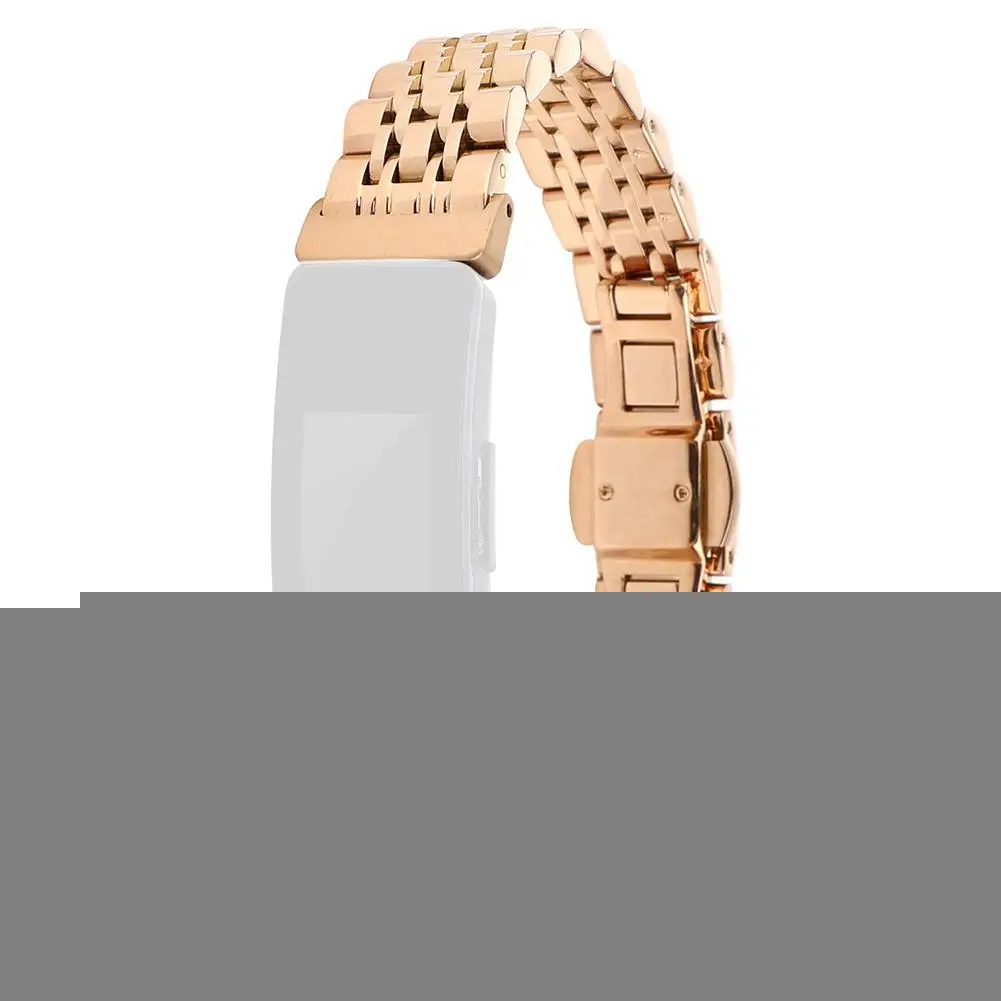 Rose Gold Роскошные сменные ремешки для часов браслеты аксессуар-ремешок для Fitbit Inspire/Inspire HR умный Браслет - Цвет ремешка: Rose Gold