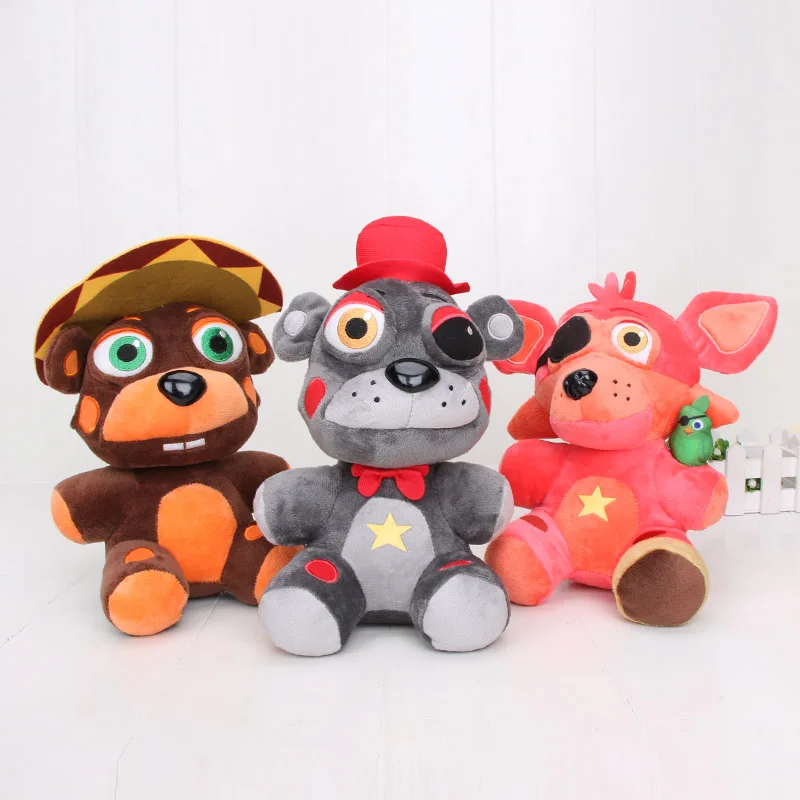 Плюшевая кукла пять ночей с Фредди в 3 стилях плюшевая Freddy Fazbears Pizzeria Simulator Ver Rockstar