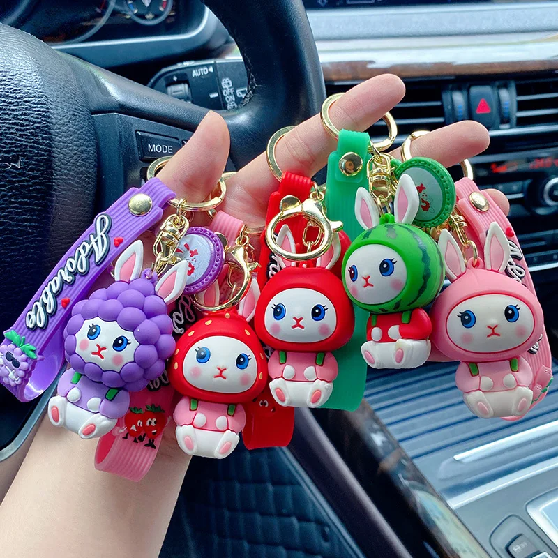 Rubber Doll Bag Pendant Epoxy Doll Bag Pendant Rubber Car Keyring