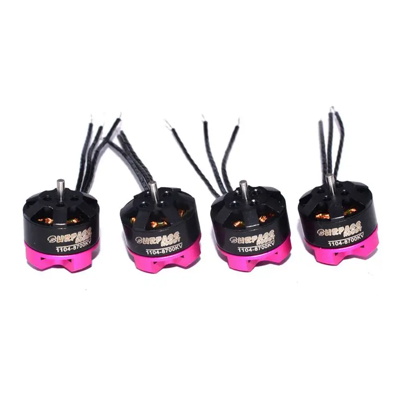 SURPASS HOBBY 4x1104 8700kv 2S бесщеточный двигатель 12 полюсов для RC 80 90 100 FPV гоночный Дрон