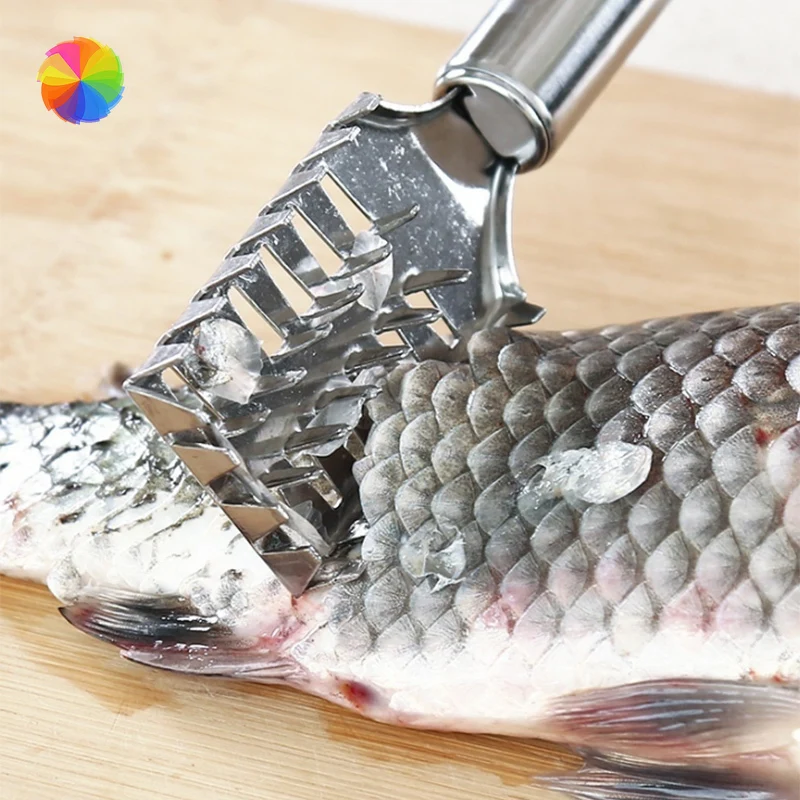 1 шт. из нержавеющей стали практичная кухонная резка для очистки рыбьей чешуи нож