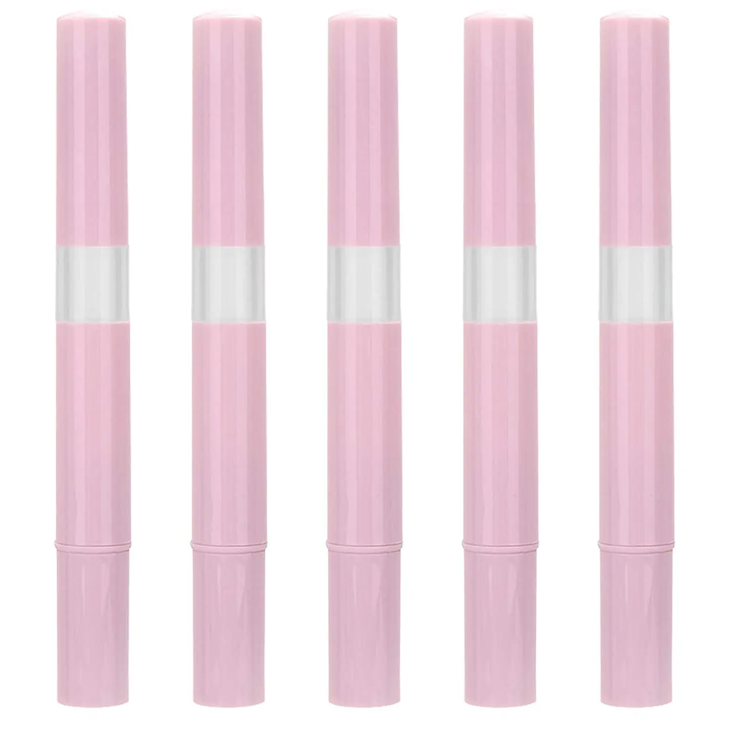 

30PCS 3ml Pink Empty Nail Oil Twist Pen Cosmetic Container Lip Gloss Tubes Brush Applicators Eyelash Growth Liquid Tube