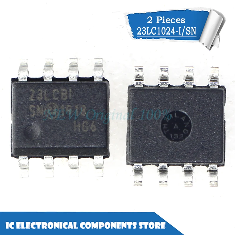 Новый оригинальный 23LC1024-I/SN 23LC1024 23LCBI 23LCBI/SN 23LCB1 SOP-8 новый 2 шт./лот | Электроника