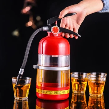 

Wine beer beverage dispenser creative fire extinguisher pour dispenser beer barrel beverage cool party wine dispenser
