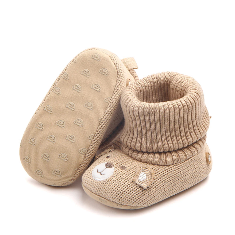 

Baby Girls Boys First Walkers Warm Snowfield Booties Boot Infant Toddler Newborn Cute Cartoon Shoes Winter Boots Crib Shoes New