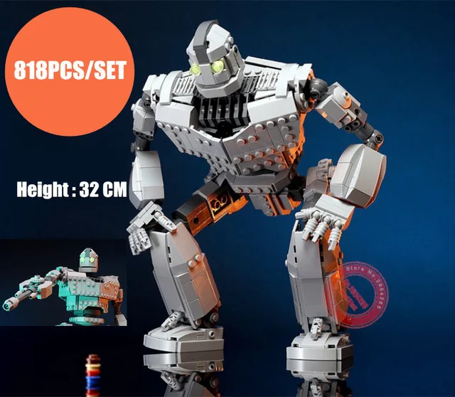 Online Nuevo MOC 14898 de hierro Robot Technic ajuste Legoings Robot Voltron modelo gigante bloques de construcción ladrillos chico juguete niño regalo