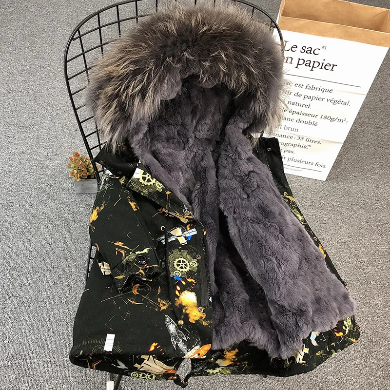 as picture Dollplus/-30 градусов зимняя куртка для девочек пальто длинное пуховое пальто для девочке, длинная куртка-пуховик для девочек, длинный, меховая одежда для детей теплое пальто с натуральным мехом на капюшоне Подростковая верхняя одежда; парка - Цвет: as picture